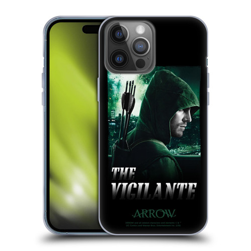 Arrow TV Series Graphics The Vigilante Soft Gel Case for Apple iPhone 14 Pro Max