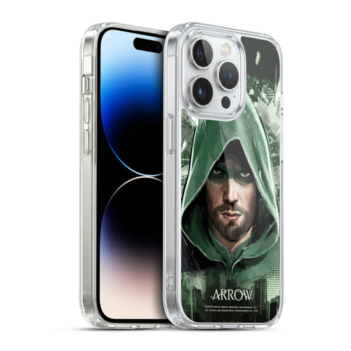 Arrow TV Series Graphics Oversized Soft Gel Case for Apple iPhone 14 Pro & MagSafe