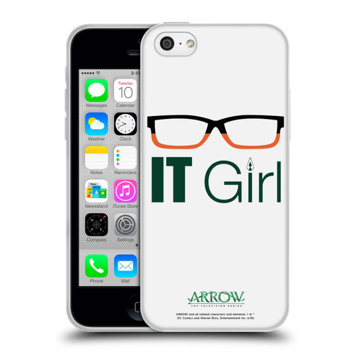 Arrow TV Series Graphics Felicity Smoak IT Girl Soft Gel Case for Apple iPhone 5c
