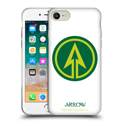 Arrow TV Series Graphics Logo Soft Gel Case for Apple iPhone 7 / 8 / SE 2020 & 2022