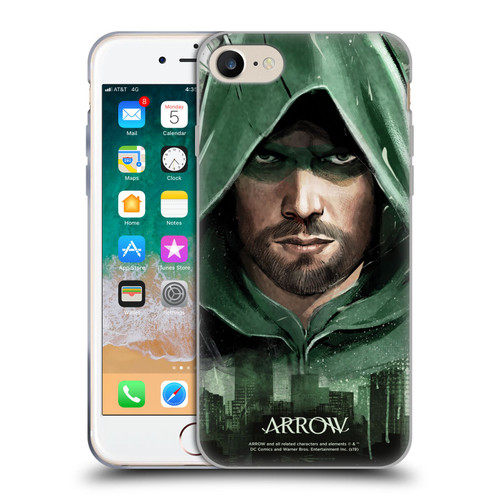 Arrow TV Series Graphics Oversized Soft Gel Case for Apple iPhone 7 / 8 / SE 2020 & 2022