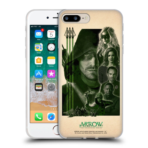 Arrow TV Series Graphics Team Soft Gel Case for Apple iPhone 7 Plus / iPhone 8 Plus