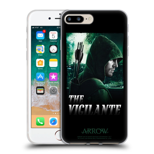 Arrow TV Series Graphics The Vigilante Soft Gel Case for Apple iPhone 7 Plus / iPhone 8 Plus