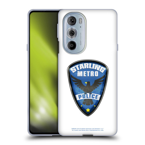 Arrow TV Series Graphics Starling Police Badge Soft Gel Case for Motorola Edge X30