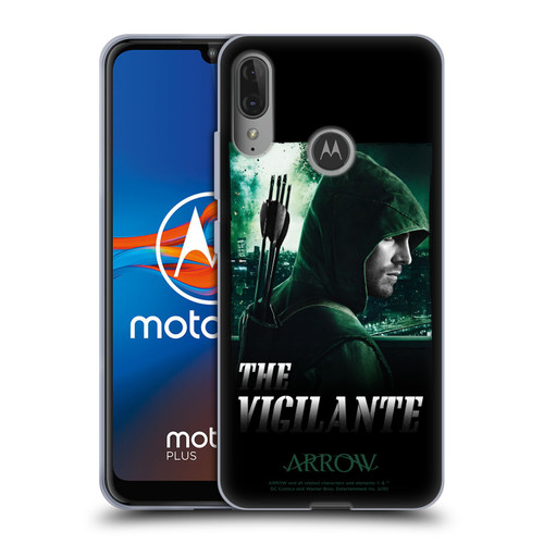 Arrow TV Series Graphics The Vigilante Soft Gel Case for Motorola Moto E6 Plus