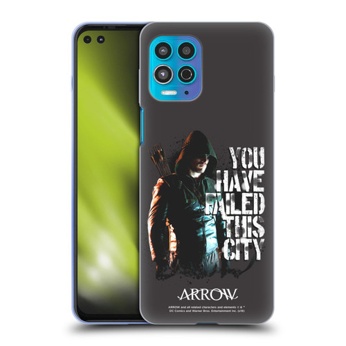Arrow TV Series Graphics You Have Failed This City Soft Gel Case for Motorola Moto G100