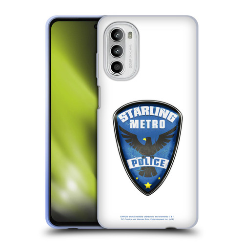 Arrow TV Series Graphics Starling Police Badge Soft Gel Case for Motorola Moto G52