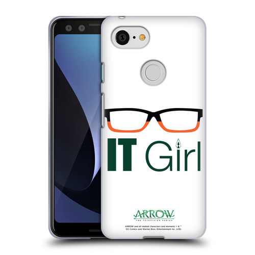 Arrow TV Series Graphics Felicity Smoak IT Girl Soft Gel Case for Google Pixel 3