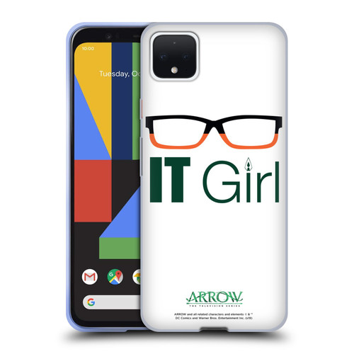 Arrow TV Series Graphics Felicity Smoak IT Girl Soft Gel Case for Google Pixel 4 XL