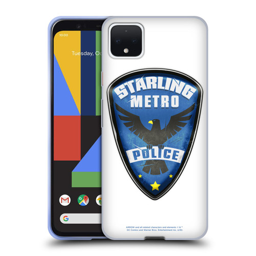 Arrow TV Series Graphics Starling Police Badge Soft Gel Case for Google Pixel 4 XL