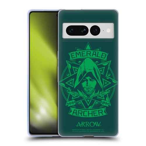 Arrow TV Series Graphics Archer Illustration Soft Gel Case for Google Pixel 7 Pro