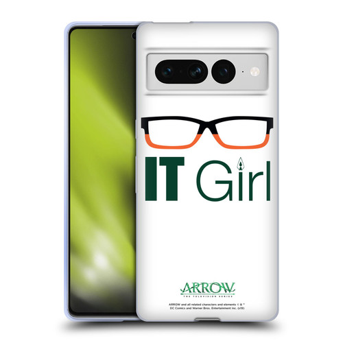 Arrow TV Series Graphics Felicity Smoak IT Girl Soft Gel Case for Google Pixel 7 Pro