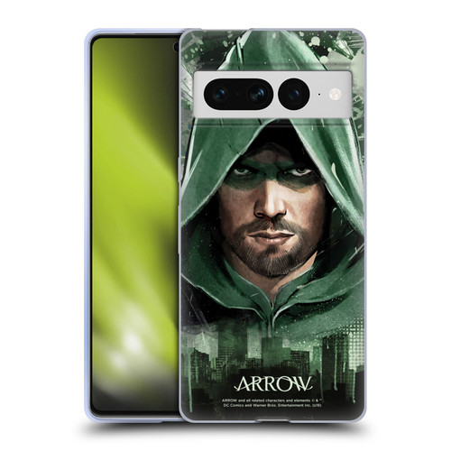 Arrow TV Series Graphics Oversized Soft Gel Case for Google Pixel 7 Pro