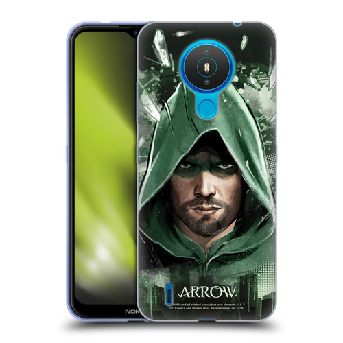 Arrow TV Series Graphics Oversized Soft Gel Case for Nokia 1.4