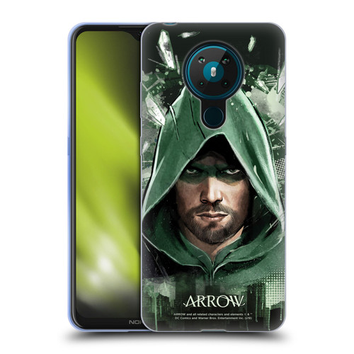 Arrow TV Series Graphics Oversized Soft Gel Case for Nokia 5.3