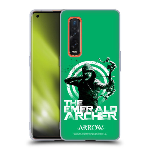 Arrow TV Series Graphics The Emerald Archer Soft Gel Case for OPPO Find X2 Pro 5G