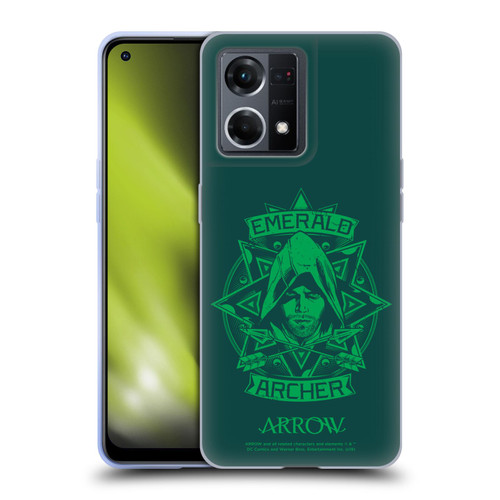 Arrow TV Series Graphics Archer Illustration Soft Gel Case for OPPO Reno8 4G