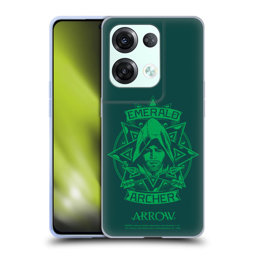 Arrow TV Series Graphics Archer Illustration Soft Gel Case for OPPO Reno8 Pro