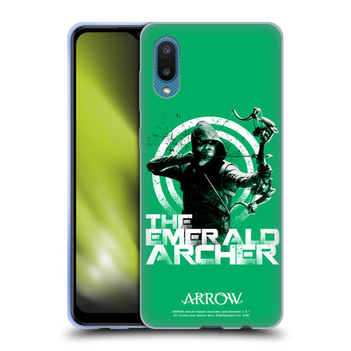 Arrow TV Series Graphics The Emerald Archer Soft Gel Case for Samsung Galaxy A02/M02 (2021)