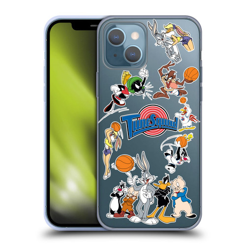 Space Jam (1996) Graphics Tune Squad Soft Gel Case for Apple iPhone 13