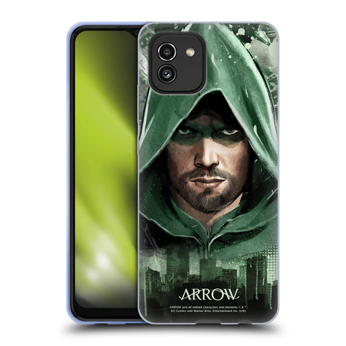 Arrow TV Series Graphics Oversized Soft Gel Case for Samsung Galaxy A03 (2021)