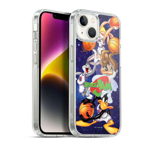 Space Jam (1996) Graphics Poster Soft Gel Case for Apple iPhone 14 Plus & MagSafe