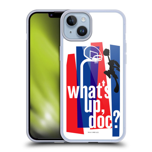 Space Jam (1996) Graphics What's Up Doc? Soft Gel Case for Apple iPhone 14 Plus