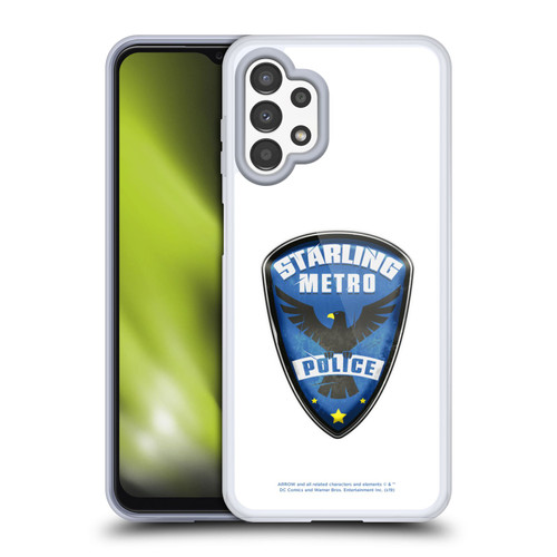 Arrow TV Series Graphics Starling Police Badge Soft Gel Case for Samsung Galaxy A13 (2022)