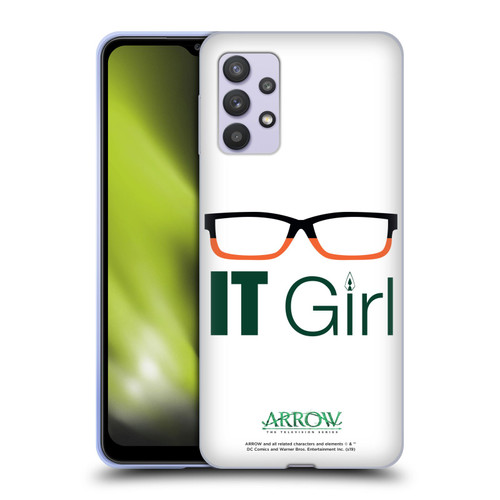 Arrow TV Series Graphics Felicity Smoak IT Girl Soft Gel Case for Samsung Galaxy A32 5G / M32 5G (2021)