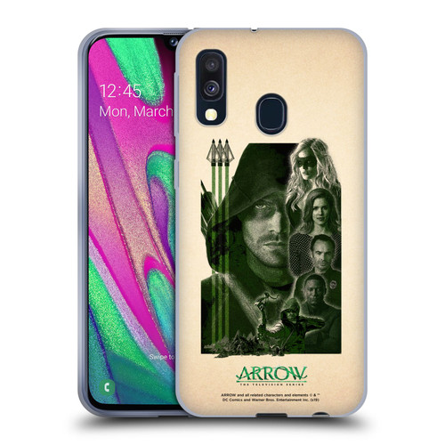 Arrow TV Series Graphics Team Soft Gel Case for Samsung Galaxy A40 (2019)