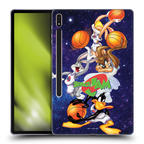 Space Jam (1996) Graphics Poster Soft Gel Case for Samsung Galaxy Tab S8 Plus