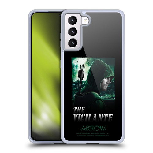 Arrow TV Series Graphics The Vigilante Soft Gel Case for Samsung Galaxy S21+ 5G