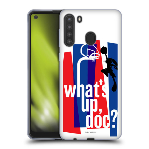Space Jam (1996) Graphics What's Up Doc? Soft Gel Case for Samsung Galaxy A21 (2020)