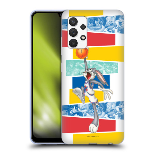 Space Jam (1996) Graphics Bugs Bunny Soft Gel Case for Samsung Galaxy A32 (2021)