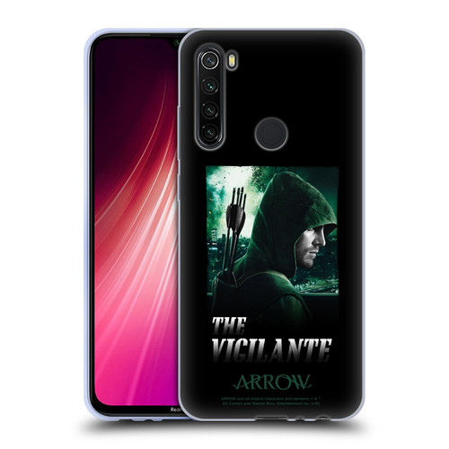 Arrow TV Series Graphics The Vigilante Soft Gel Case for Xiaomi Redmi Note 8T
