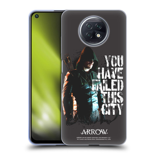 Arrow TV Series Graphics You Have Failed This City Soft Gel Case for Xiaomi Redmi Note 9T 5G