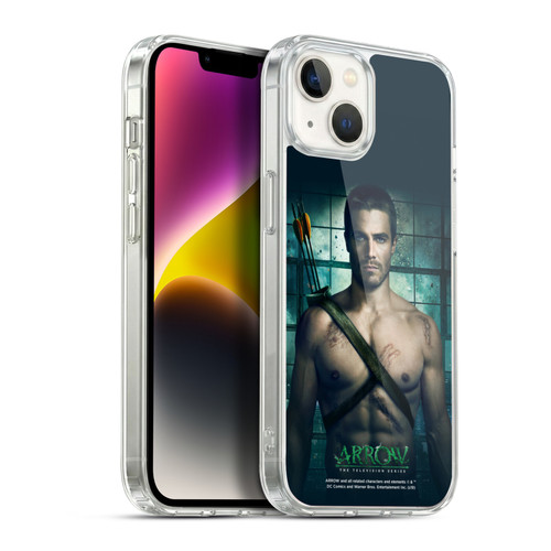 Arrow TV Series Posters Oliver Queen Soft Gel Case for Apple iPhone 14 Plus & MagSafe