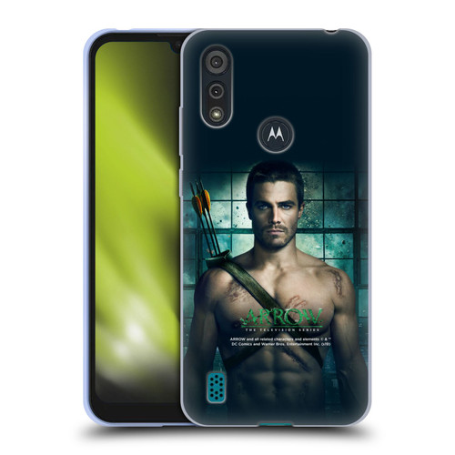 Arrow TV Series Posters Oliver Queen Soft Gel Case for Motorola Moto E6s (2020)
