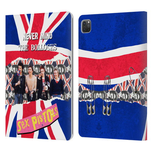 Sex Pistols Band Art Group Photo Leather Book Wallet Case Cover For Apple iPad Pro 11 2020 / 2021 / 2022