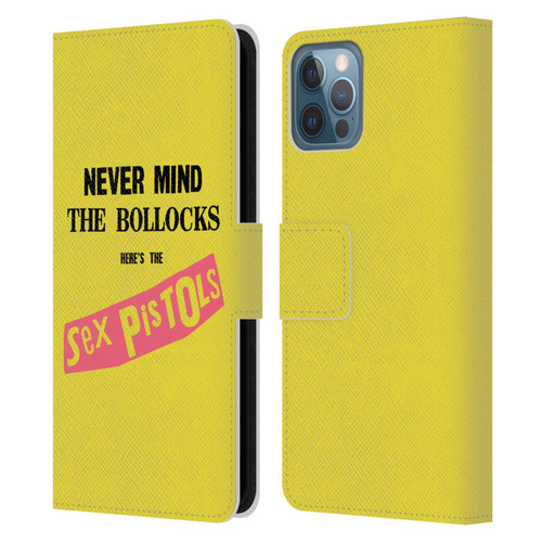 Sex Pistols Band Art NMTB Album Leather Book Wallet Case Cover For Apple iPhone 12 / iPhone 12 Pro