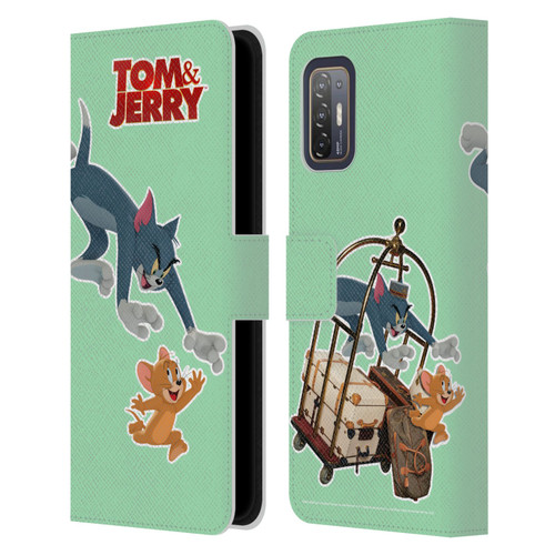 Tom And Jerry Movie (2021) Graphics Characters 1 Leather Book Wallet Case Cover For HTC Desire 21 Pro 5G