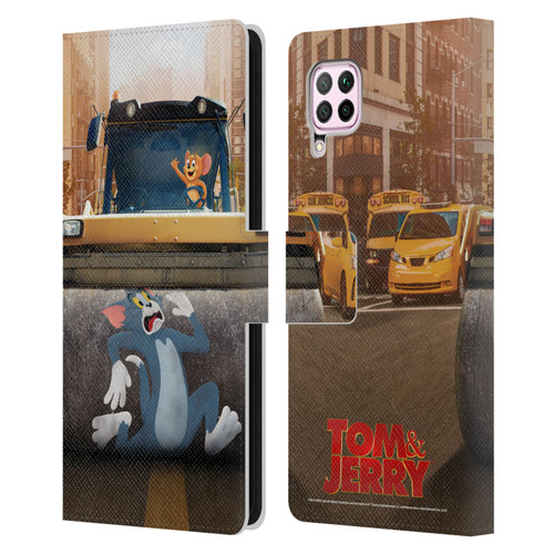 Tom And Jerry Movie (2021) Graphics Rolling Leather Book Wallet Case Cover For Huawei Nova 6 SE / P40 Lite