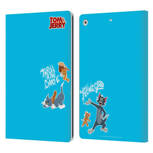 Tom And Jerry Movie (2021) Graphics Characters 2 Leather Book Wallet Case Cover For Apple iPad 10.2 2019/2020/2021