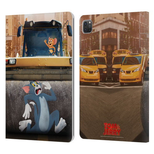 Tom And Jerry Movie (2021) Graphics Rolling Leather Book Wallet Case Cover For Apple iPad Pro 11 2020 / 2021 / 2022