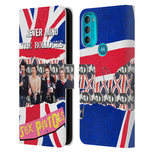 Sex Pistols Band Art Group Photo Leather Book Wallet Case Cover For Motorola Moto G71 5G