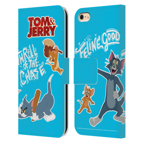 Tom And Jerry Movie (2021) Graphics Characters 2 Leather Book Wallet Case Cover For Apple iPhone 6 / iPhone 6s