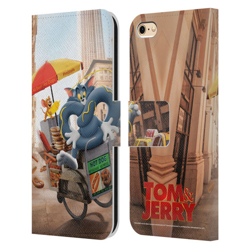 Tom And Jerry Movie (2021) Graphics Real World New Twist Leather Book Wallet Case Cover For Apple iPhone 6 / iPhone 6s