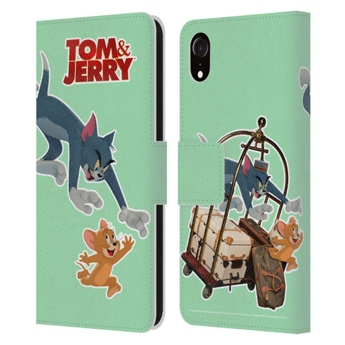 Tom And Jerry Movie (2021) Graphics Characters 1 Leather Book Wallet Case Cover For Apple iPhone XR