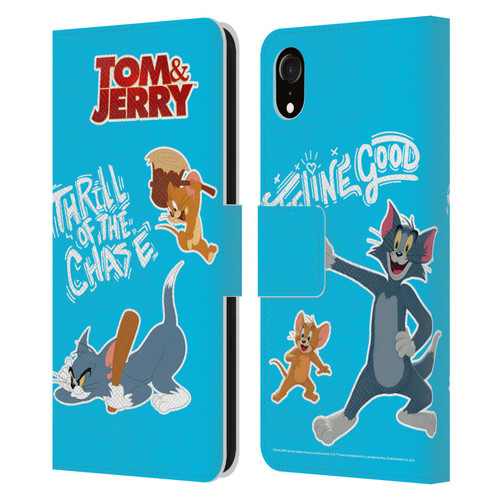 Tom And Jerry Movie (2021) Graphics Characters 2 Leather Book Wallet Case Cover For Apple iPhone XR
