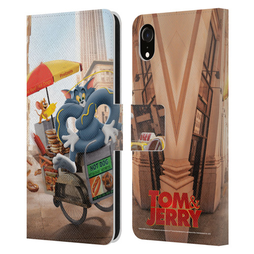 Tom And Jerry Movie (2021) Graphics Real World New Twist Leather Book Wallet Case Cover For Apple iPhone XR